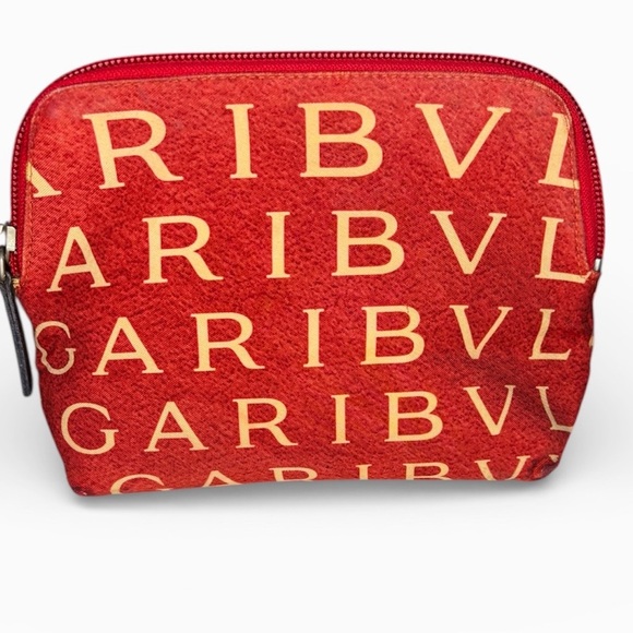 Bvlgari Logo Canvas Cosmetic Pouch – Authentic | COA Included - Picture 2 of 11